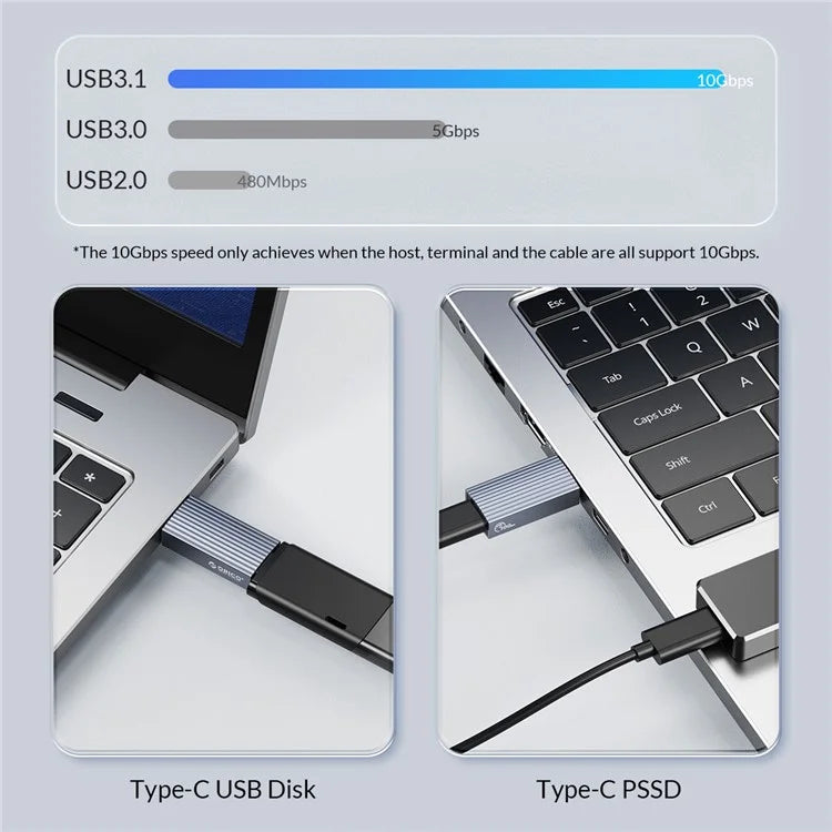 ORICO ORICO-AH-AC10 USB C Female to USB A Male Adapter Power Charger Cable Connector