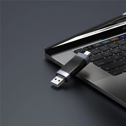 ORICO CS2T-A3-BK-EP USB3.0 Card Reader with SD  /  TF Card Ports Support OTG 5Gbps Card Reader Portable Mini Card Reader (Two Card Simultaneous Reading)