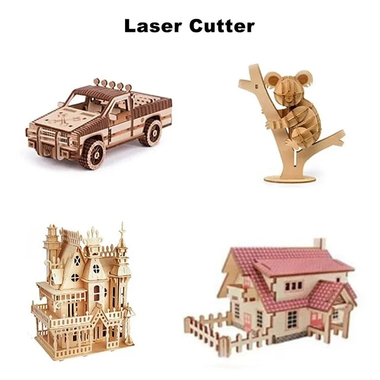 ACMER 10Pcs 300x300x2mm Lightweight Basswood Sheet Plywood for Laser Engraving Cutting