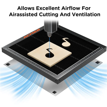 ACMER E10 400x400mm Aluminum+Galvanized Steel Laser Bed Fast Heat Dissipation Honeycomb Working Table