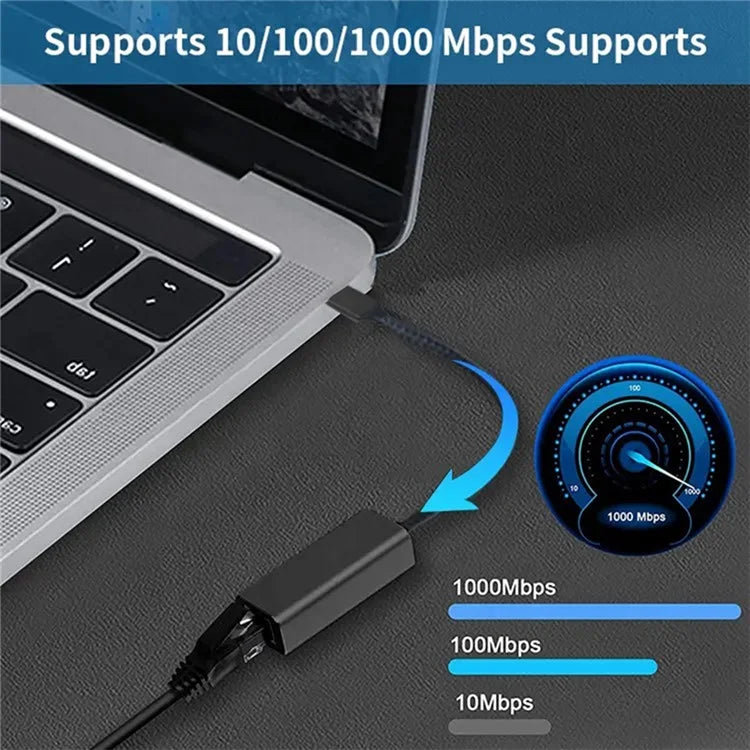 MINDPURE UR001 USB 2.0 to RJ45 100Mbps Ethernet Adapter Computer External Network Connector