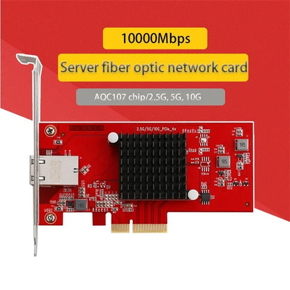 TXA074 AQC107 Desktop Computer RJ45 Port Network Card 10G PCI-E X4 Network Card