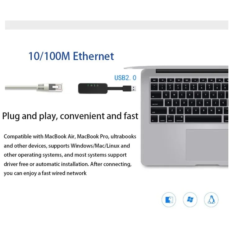 TXA045 Mini Gigabit Network Card USB 3.0 Wired Network Adapter Driver-Free Ethernet Connector