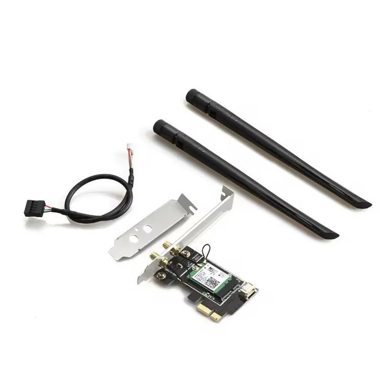 TXA076 WiFi6 Intel AX200 Chipset PCIE Adapter Bluetooth 5.0 Dual Band WiFi Network Card