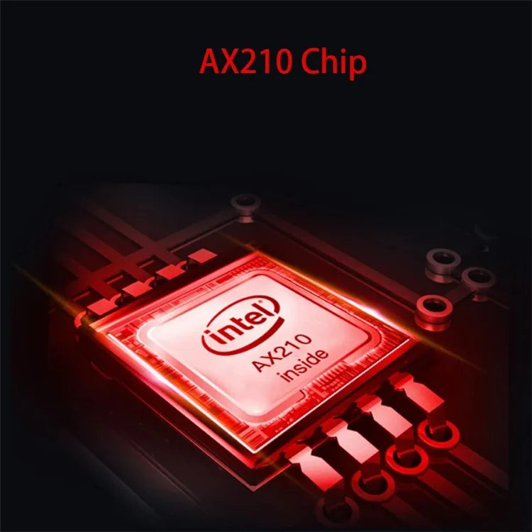 TXA116 WiFi6 Intel AX210 Chipset PCIE Adapter Bluetooth 5.2 Three Band WiFi Network Card