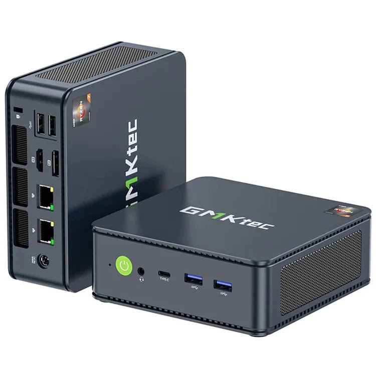 GMKTEC M5 Mini PC 16GB+512GB AMD Ryzen 5700U Micro PC Gamer Desktop Computer, EU Plug