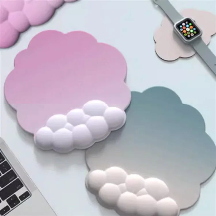 Wrist Rest Design Gradient Cloud Anti-slip Mouse Pad + Keyboard Wrist Rest Pad