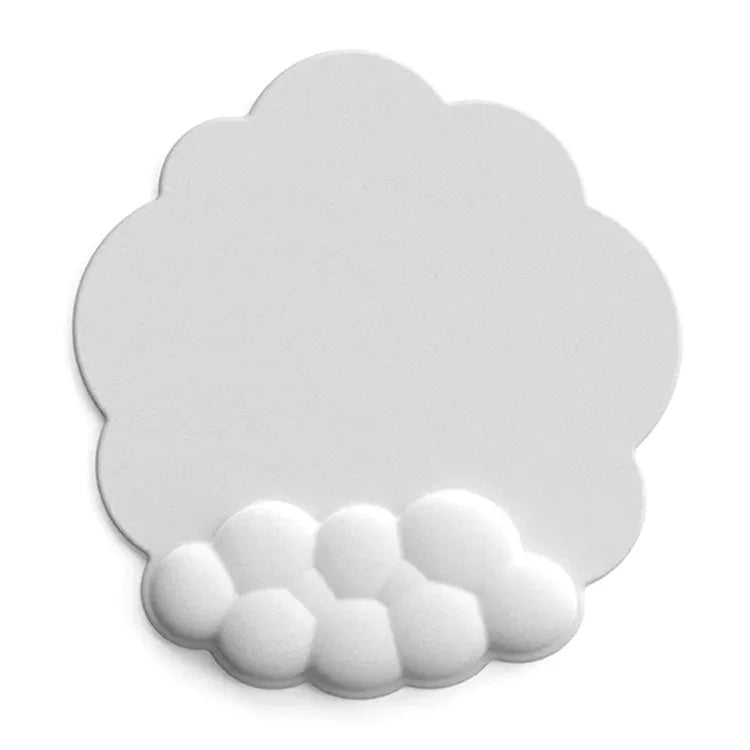 Wrist Rest Design Cloud Shape Mouse Pad Leather Anti-slip Mouse Pad