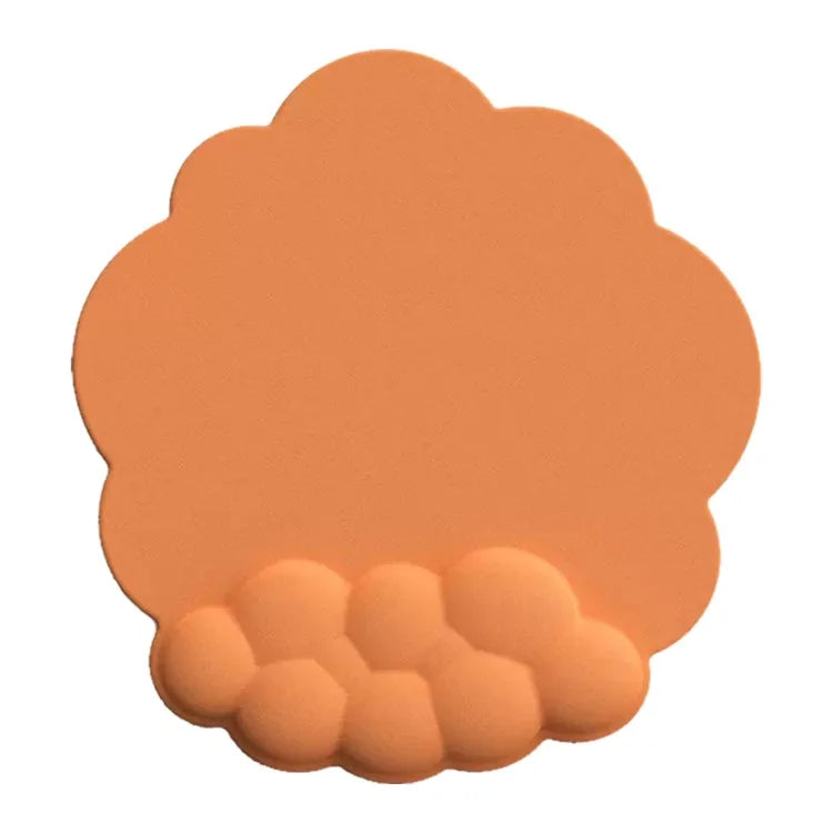 Wrist Rest Design Cloud Shape Mouse Pad Leather Anti-slip Mouse Pad