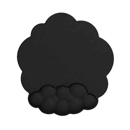 Wrist Rest Design Cloud Shape Mouse Pad Leather Anti-slip Mouse Pad