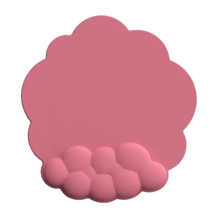Wrist Rest Design Cloud Shape Mouse Pad Leather Anti-slip Mouse Pad