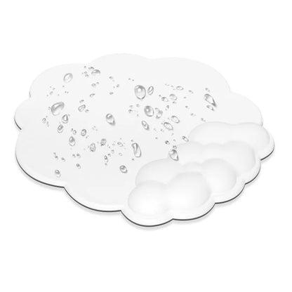 Wrist Rest Design Cloud Shape Mouse Pad Leather Anti-slip Mouse Pad