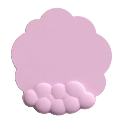 Wrist Rest Design Cloud Shape Mouse Pad Leather Anti-slip Mouse Pad