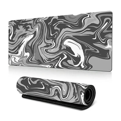 400*900*2mm Abstract Fluid Pattern Large Mouse Pad Rubber Desktop Mat