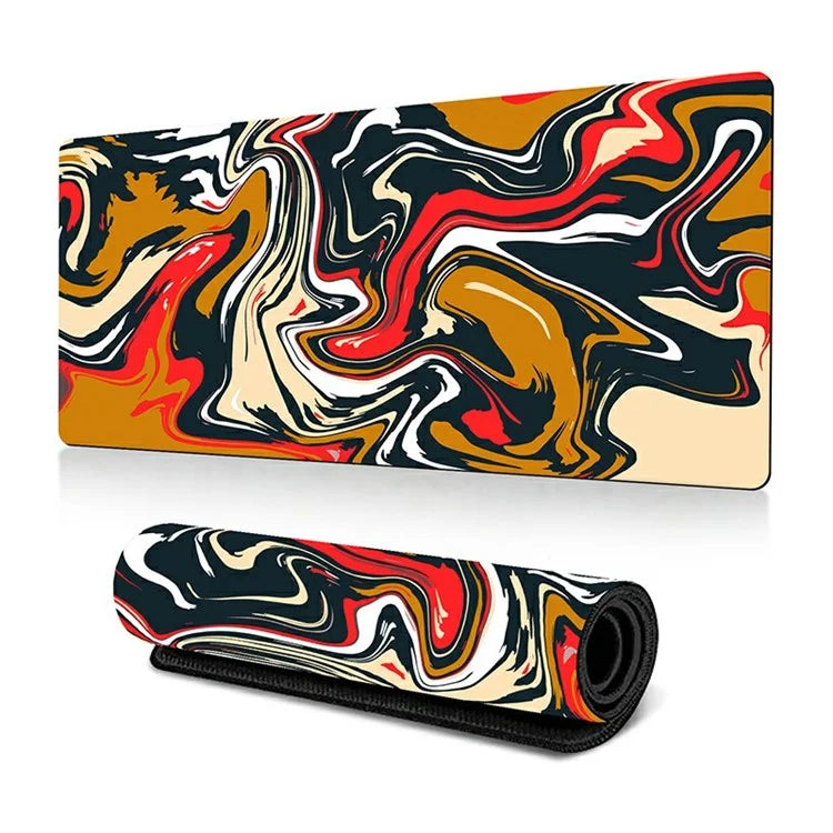 400*900*2mm Abstract Fluid Pattern Large Mouse Pad Rubber Desktop Mat2