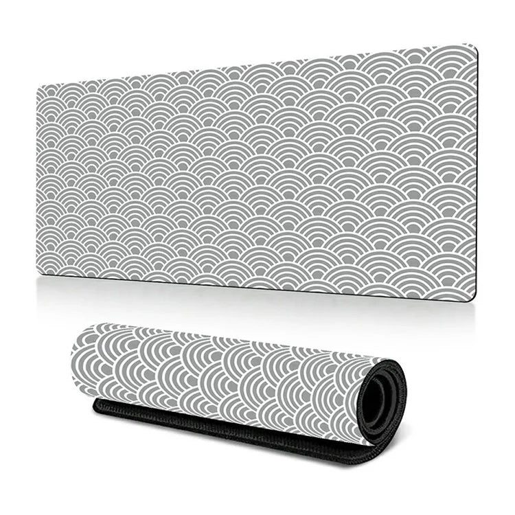 400*900*2mm Abstract Fluid Pattern Large Mouse Pad Rubber Computer Desktop Mat