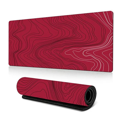 400*900*2mm Abstract Fluid Pattern Large Mouse Pad Rubber Computer Desktop Mat