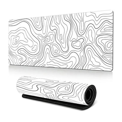 400*900*2mm Abstract Texture Pattern Large Mouse Pad Rubber Desktop Mat
