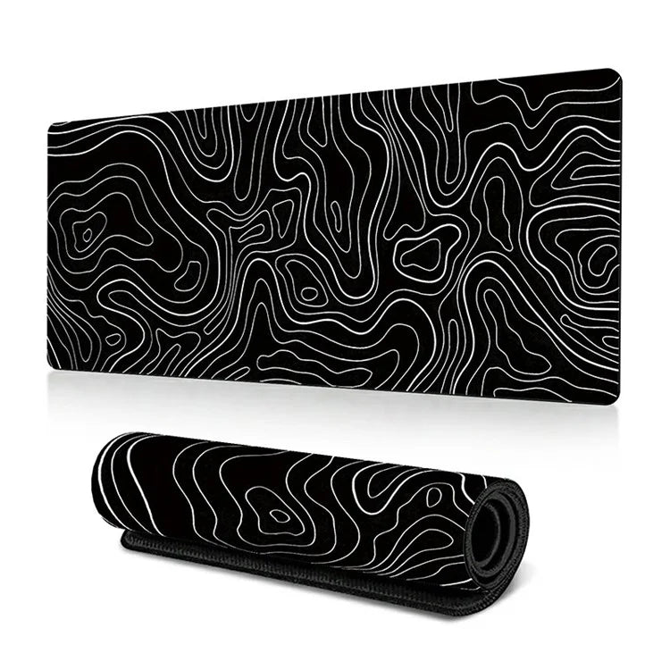 400*900*2mm Abstract Texture Pattern Large Mouse Pad Rubber Desktop Mat