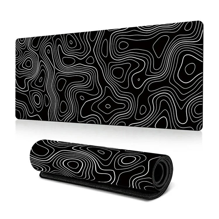 400*900*2mm Abstract Texture Pattern Large Mouse Pad Rubber Desktop Mat