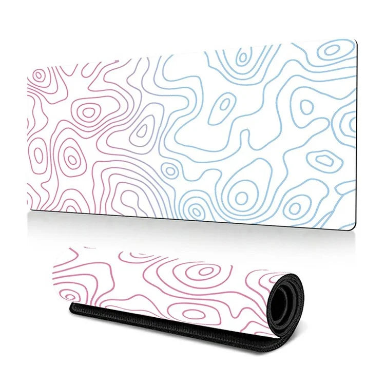 400*900*2mm Abstract Texture Pattern Large Mouse Pad Rubber Desktop Mat