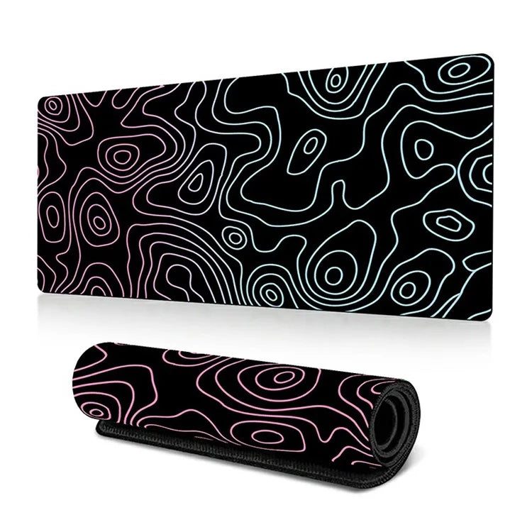 400*900*2mm Abstract Texture Pattern Large Mouse Pad Rubber Desktop Mat