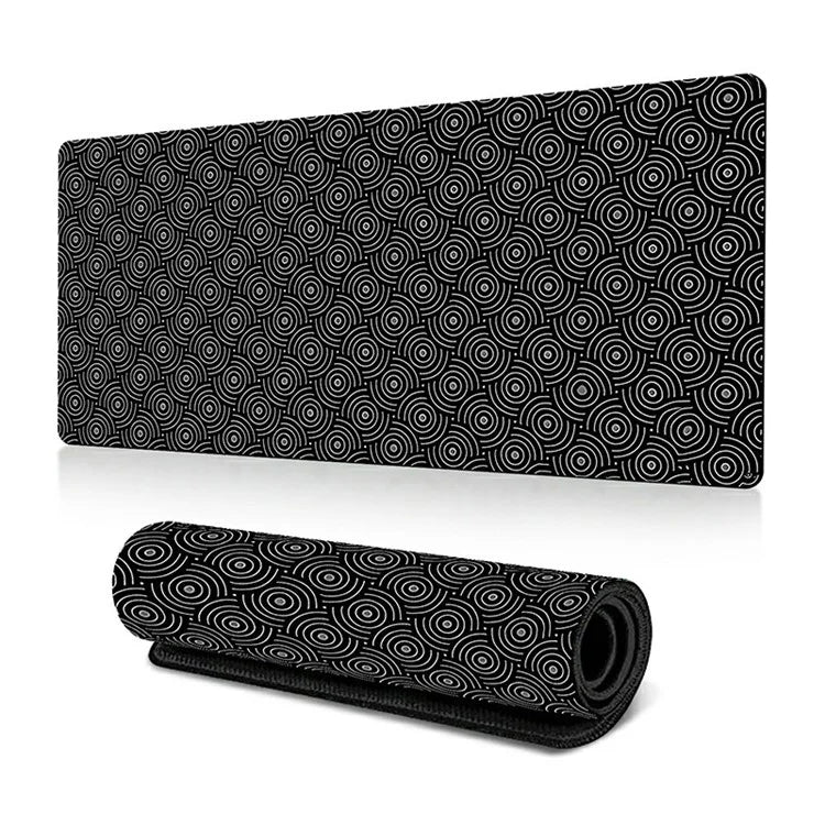 400*900*2mm Abstract Texture Pattern Large Mouse Pad Rubber Desktop Mat