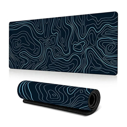 400*900*2mm Abstract Texture Pattern Large Mouse Pad Rubber Desktop Mat9
