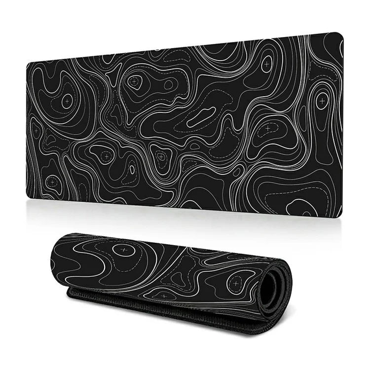 400*900*2mm Abstract Texture Pattern Large Mouse Pad Rubber Desktop Mat0
