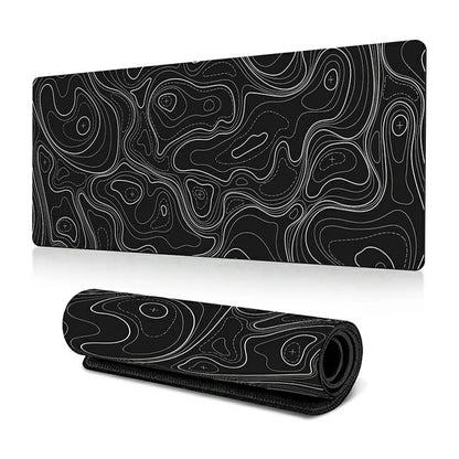 400*900*2mm Abstract Texture Pattern Large Mouse Pad Rubber Desktop Mat0