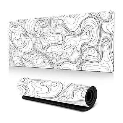 400*900*2mm Abstract Pattern Large Mouse Pad Rubber Computer Desktop Mat