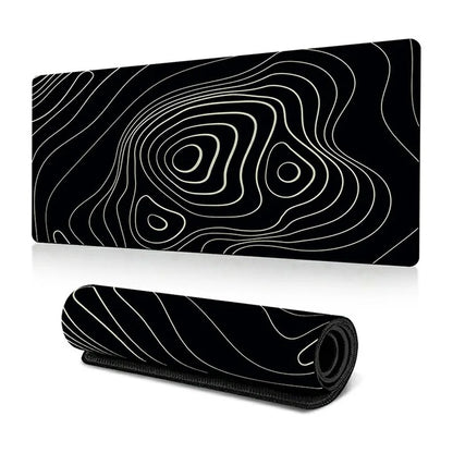 400*900*2mm Abstract Pattern Large Mouse Pad Rubber Computer Desktop Mat