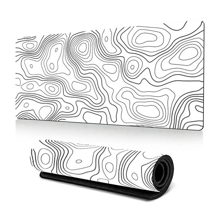 400*900*2mm Abstract Pattern Large Mouse Pad Rubber Computer Desktop Mat