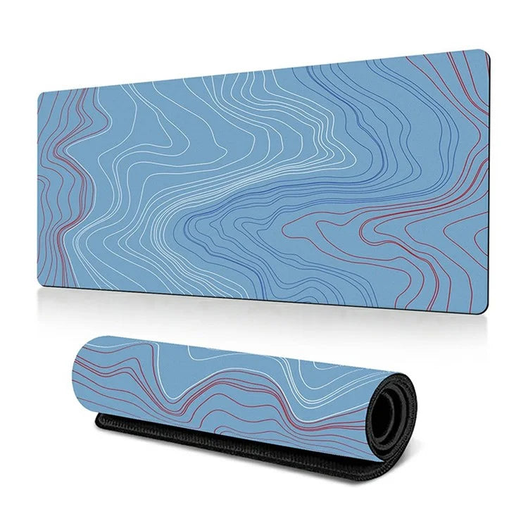400*900*2mm Abstract Pattern Large Mouse Pad Rubber Computer Desktop Mat