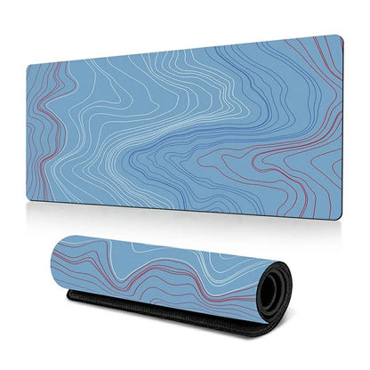 400*900*2mm Abstract Pattern Large Mouse Pad Rubber Computer Desktop Mat