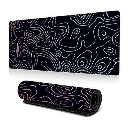 400*900*2mm Abstract Pattern Large Mouse Pad Rubber Computer Desktop Mat