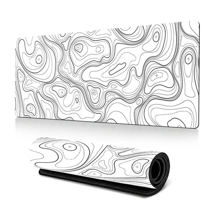 400*900*2mm Abstract Pattern Large Mouse Pad Rubber Computer Desktop Mat