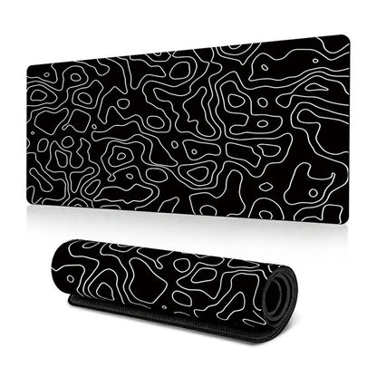 400*900*2mm Abstract Pattern Large Mouse Pad Rubber Computer Desktop Mat