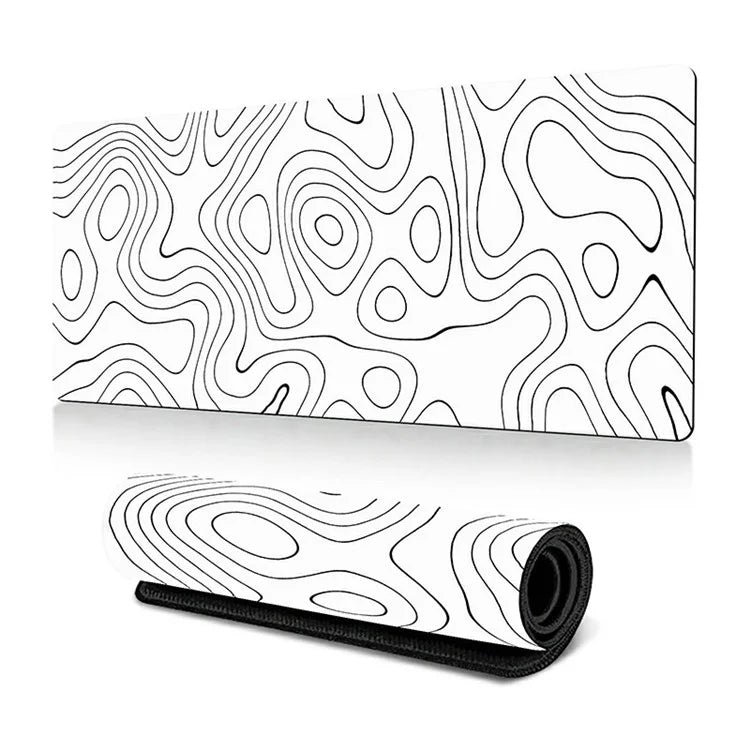 400*900*2mm Abstract Pattern Large Mouse Pad Rubber Computer Desktop Mat