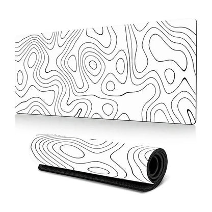 400*900*2mm Abstract Pattern Large Mouse Pad Rubber Computer Desktop Mat