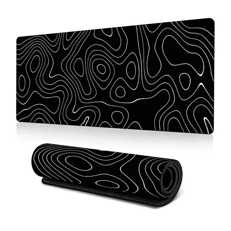 400*900*2mm Abstract Pattern Large Mouse Pad Rubber Computer Desktop Mat