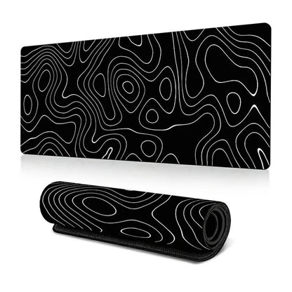 400*900*2mm Abstract Pattern Large Mouse Pad Rubber Computer Desktop Mat
