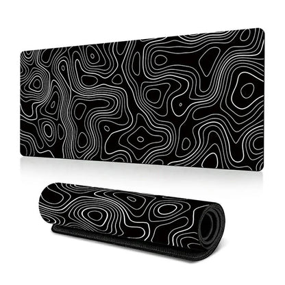 400*900*3mm Abstract Pattern Large Mouse Pad Thermal Transfer Printing Desktop Mat