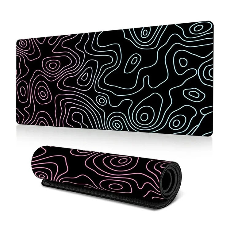 400*900*3mm Abstract Pattern Large Mouse Pad Thermal Transfer Printing Desktop Mat