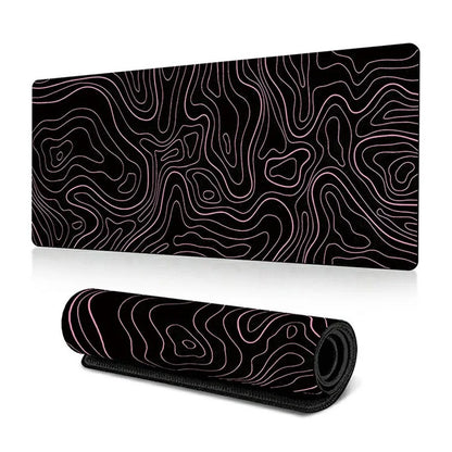 400*900*3mm Abstract Pattern Large Mouse Pad Thermal Transfer Printing Desktop Mat1