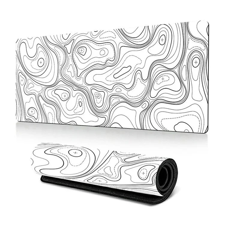400*900*3mm Large Mouse Pad Thermal Transfer Printing Abstract Pattern Desktop Mat