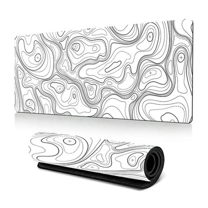 400*900*3mm Large Mouse Pad Thermal Transfer Printing Abstract Pattern Desktop Mat