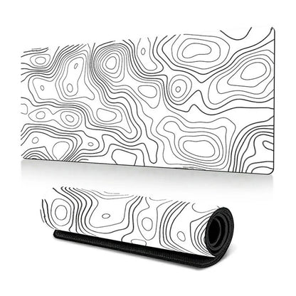 400*900*3mm Large Mouse Pad Thermal Transfer Printing Abstract Pattern Desktop Mat