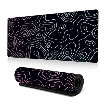 400*900*3mm Large Mouse Pad Thermal Transfer Printing Abstract Pattern Desktop Mat