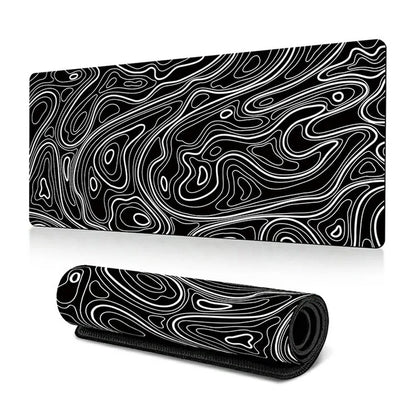 400*900*3mm Large Mouse Pad Thermal Transfer Printing Abstract Pattern Desktop Mat